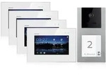 Balter Home Video T&uuml;rsprechanlage f&uuml;r 1 Familienhaus, Aufputz, 4 Monitore,...