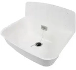 Otto Haas KG Kunststoff-Universal-Ausgussbecken `Basic`, weiss