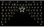 Mojawo LEX LED-Lichtervorhang Stern 90 LED warmwei&szlig;