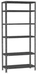 PROREGAL Schraubregal PANDA TALL | HxBxT 200x80x40cm | 6 Fachb&ouml;den | Fachlast...