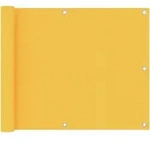 vidaXL Roter Balkon-Sichtschutz 75 x 600 cm, Oxford-Stoff, Gartenmodell Protect