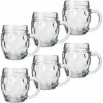 St&ouml;lzle Oberglas T&Uuml;BINGER Bierkrug 0,5 l (mit Schild) 6er Set