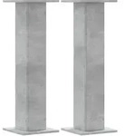 vidaXL Pflanzenst&auml;nder 2 Stk. Betongrau 30x30x95 cm Holzwerkstoff