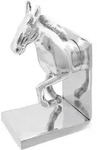 vidaXL Buchst&uuml;tzen 2 pcs Silber 11 x 14 x 25 cm Aluminium