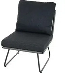 Siena Garden Kansas Lounge Mittelsofa grau