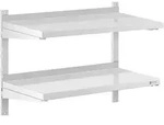 Royal Catering Wandbord - 2 Ablagen - 40 x 80 cm