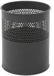 PROREGAL Runder halbperforierter Papierkorb aus Metall | 10 Liter, Hx&Oslash;...