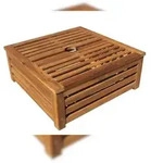 DELUKE Schirmst&auml;nder-Verkleidung STEFAN Akazie Natur 23x58x58cm...