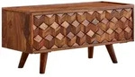TV Schrank FineBuy Lowboard 92x44x35 cm Holz Fernsehkommode Fernsehschrank