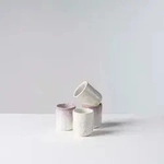 Gipfelst&uuml;ck Espressotasse ohne Henkel BERRY / CREME 4er-Set, postsicher, Serie