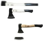 Vago-Tools 2 tlg Set Axt 600 1000g Beil Gartenaxt Holzstiel