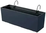 Prosperplast - Pflanztopf URBI CASE W Anthrazit, Ma&szlig;e 580x180x195mm