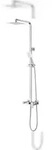 TRIZERATOP Duschs&auml;ule aus Edelstahl mit Dusch-Set STEELY 4