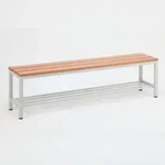 Umkleide Bank mit Schuhrost BxHxT 150x42x30cm Marke SZAGATO Umkleidebank...