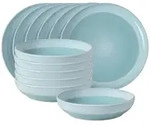 like. by Villeroy & Boch Perlemor Aqua Tafelservice 12-teilig