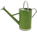 Kent & Stowe Gie&szlig;kanne Olivgr&uuml;n 9L Stahl Klappbarer Griff Brausekopf
