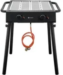 HENDI Gasgrill Xantos Black, Schwarz, 9,5kW, 770x710x(H)870mm
