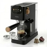 Kaffeemaschine Espresso Kompatibel Nespresso-Kapseln und Kaffee 20 Bar, Nordic,