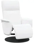 vidaXL Massage Relaxsessel Wei&szlig; Kunstleder