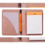 Rhodiarama Mappe f&uuml;r Block oder Notizheft A7, N&deg;11 9,5x12,5 cm - Rosenholz...