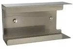 Papstar XL-Edelstahlspender 24,8 cm x 13,2 cm x 8 cm f&uuml;r Einmalhandschuhe