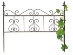 DanDiBo Rankhilfe Metall Blumengitter 60 cm Freistehend Rankgitter 96016...