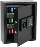HMF Schl&uuml;sseltresor mit Zahlencode, Schl&uuml;sselsafe mit Elektronikschloss, 48...