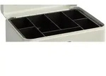 ALCO Geldkassette Stahlblech mit Schloss 310x225x75mm dunkelgr&uuml;n