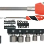 TRIZERATOP Flexibler Schraubendreher mit Bits PH+PZ+Flach+Torx+Einsteckn&uuml;sse