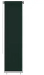 vidaXL Au&szlig;enrollo 65 (B) x 230 (H) cm Dunkelgr&uuml;n HDPE