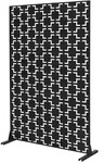 ML-Design Metall-Sichtschutz Milano 120x180 cm, aus Stahl, Raumteiler mit 3...