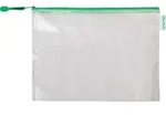 Tarifold Rei&szlig;verschlusstasche PVC gr&uuml;n A4 330x240mm VE=8 St&uuml;ck
