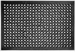 Fu&szlig;matte MONA 90x150x1,2 cm schwarz Eingang Matte au&szlig;em Jet-Line Ringmuster