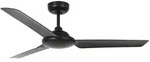 Deckenventilator Somerset Schwarz 122 cm mit Wandregler 122