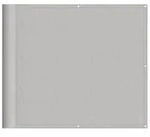 vidaXL Balkon-Sichtschutz Hellgrau 90x500 cm 100 % Polyester Oxford