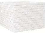 vidaXL Pflanzk&uuml;bel Wei&szlig; 60x60x46 cm Massivholz Kiefer