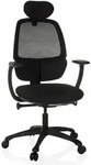 B&uuml;rostuhl / Drehstuhl RI-COVER Netzstoff / Stoff schwarz hjh OFFICE