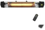 Mo-El Infrarotstrahler Iris RC IP55 1800W Grau / Silber / Titan 1800 Watt