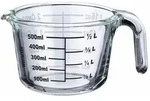 Westmark Messkanne, Glas, 0,5 l, offener Griff, 30622260