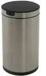 ML-Design M&uuml;lleimer mit Bewegungssensor 30 L rund Edelstahl Silber &ndash;...