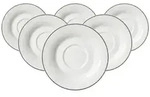 Ritzenhoff & Breker Ostfriese Teeuntertasse &oslash; 12,5 cm 6er Set - Grau
