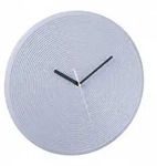 Relaxdays Wanduhr, &Oslash; 30,5 cm, batteriebetrieben, ohne Zahlen, K&uuml;chenuhr analog, mit