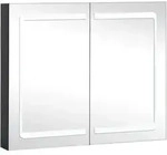 vidaXL LED-Spiegelschrank f&uuml;rs Bad 80x12,2x68 cm