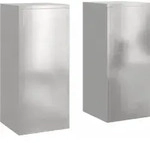 vidaXL Pflanzenst&auml;nder 2 pcs Silber 24 x 24 x 55 cm Edelstahl