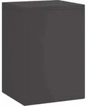 vidaXL Pflanzenst&auml;nder 3 pcs Schwarz 24 x 24 x 75 cm Stahl