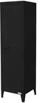 ML-Design Aktenschrank 38x38x137,5 cm Schwarz | hoher Stahlschrank mit 4...