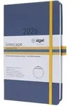 Sigel Wochenkalender Linescape ca. A5 DE Hardcover blau 2026.