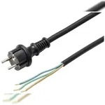 Sygonix SY-6029114 Strom Anschlusskabel Schwarz 10.00 m