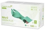Medi-Inn Classic 100 Handschuhe, Nitril puderfrei "Green Plus" gr&uuml;n Gr&ouml;&szlig;e M