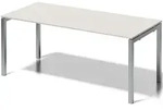 Bisley Schreibtisch Cito BxTxH 180x80x74cm grauwei&szlig; Gestell silber